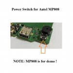 Power Switch Replacement for Autel MaxiPRO MP808 MP808TS BT